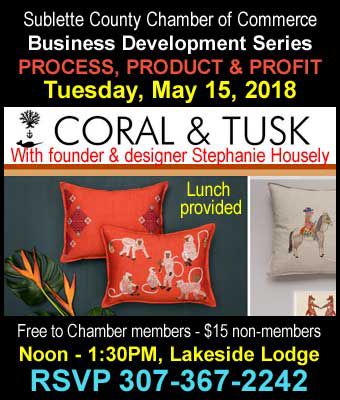 Coral & Tusk talk May 15. Photo by Sublette County Chamber of Commerce.