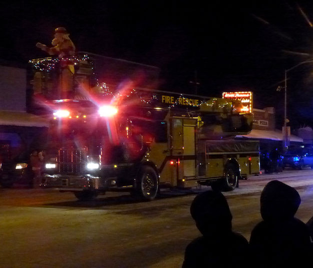 Fire Rescue truck. Photo by Dawn Ballou, Pinedale Online.