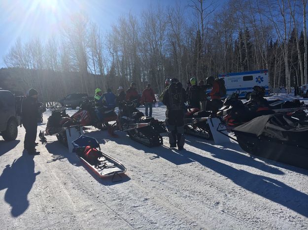 Staging. Photo by Sublette County Sheriff's Office.