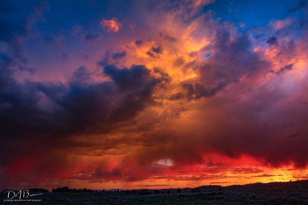 July Sunset Color. Photo by Dave Bell.