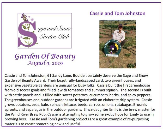 Garden of Beauty. Photo by Sage & Snow Garden Club.