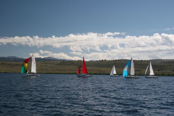 Colorful Sails. Photo by Mindi Crabb.