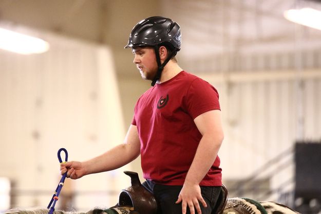 John. Photo by MESA Therapeutic Horsemanship.