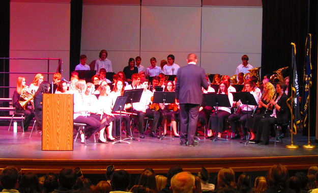 Concert Band. Photo by Dawn Ballou, Pinedale Online.