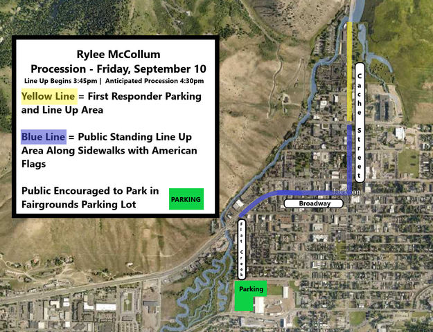 Route through Jackson. Photo by Teton County Sheriff's Office.