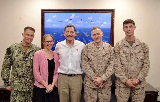 Barrasso in Bahrain. Photo by U.S. Senator John Barrasso media release.