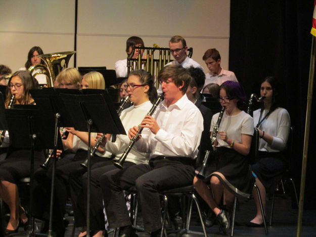 Concert Band. Photo by Dawn Ballou, Pinedale Online.