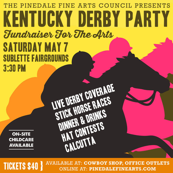 PFAC Kentucky Derby fundraiser. Photo by Pinedale Fine Arts Council.