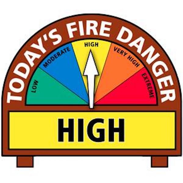 Fire Danger High. Photo by USFS.