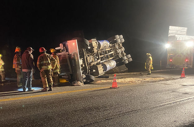 Crash site. Photo by Sublette County Sheriff's Office.