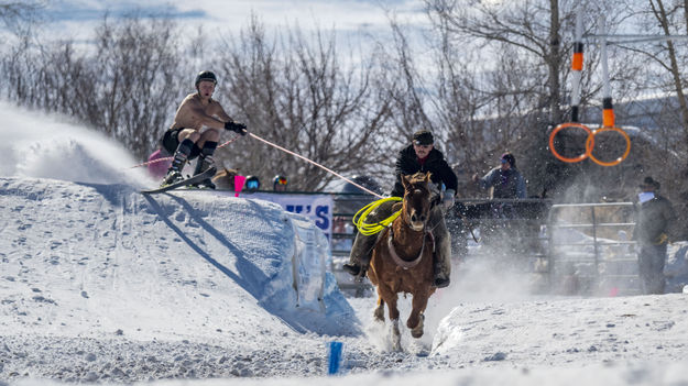 Skijoring 2023. Photo by Sandy Wanfalt.