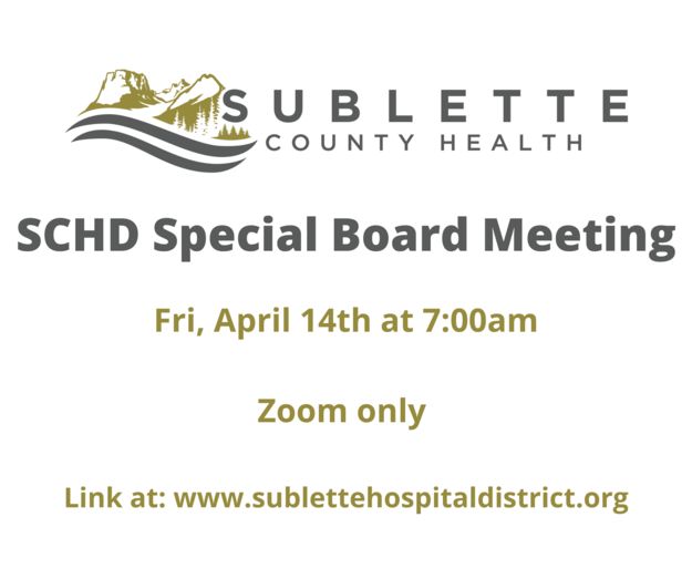 Hospital District meeting. Photo by Sublette County Hospital District.