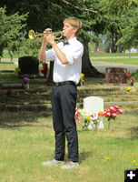 Taps. Photo by Dawn Ballou, Pinedale Online.