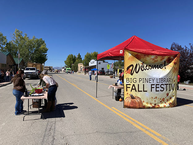 Big Piney Library Fall Festival. Photo by Dawn Ballou, Pinedale Online.