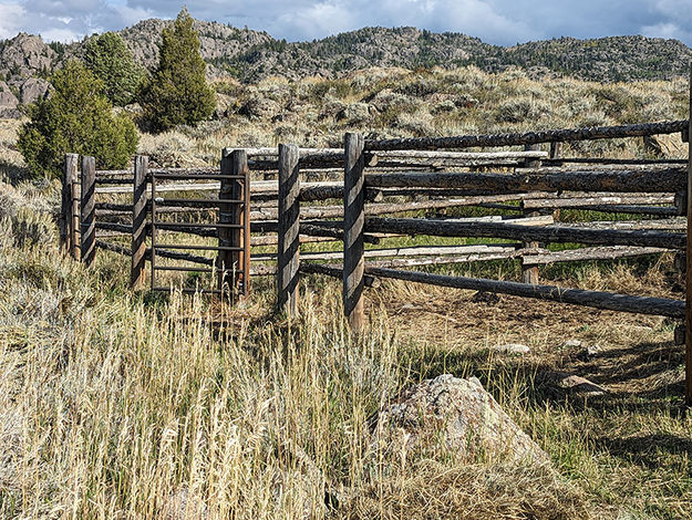 New corrals. Photo by Dan Stroud.