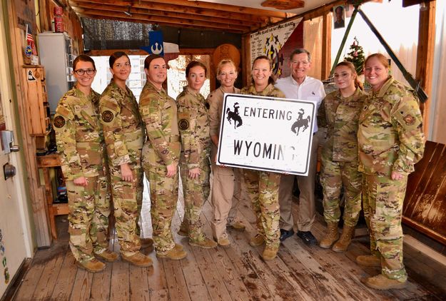 All-female crew. Photo by Senator John Barrasso.