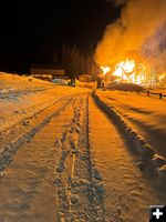 Boulder Basin fire. Photo by Sublette County Unified Fire.