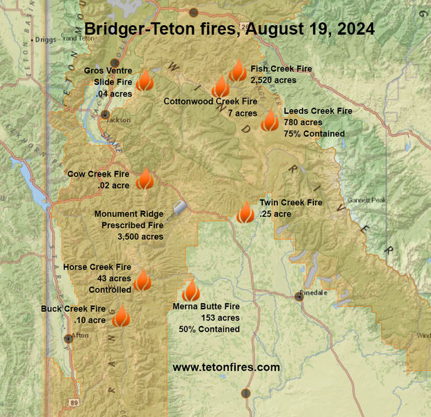 Fire updates August 19, 2024. Photo by .