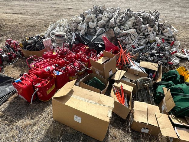 Equipment Back Haul. Photo by Teton Interagency Fire.