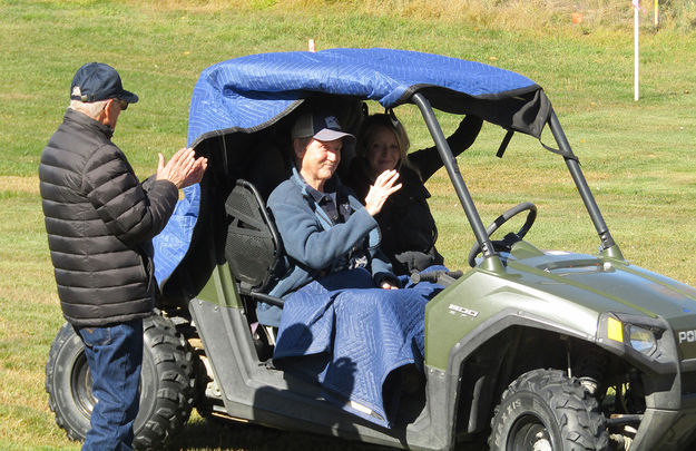Rusty and Lindsey Gooch. Photo by Dawn Ballou, Pinedale Online.