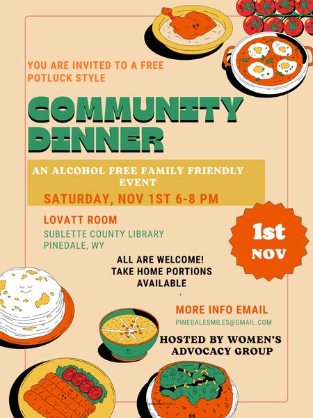 Community Potluck Dinner. Photo by .