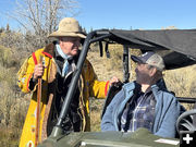 AMM and Rusty Gooch. Photo by Dawn Ballou, Pinedale Online.