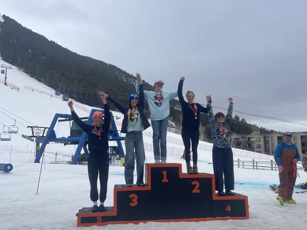 Happy Skiers. Photo by .