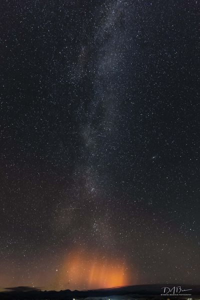 Aurora And Milky Way. Photo by Dave Bell.