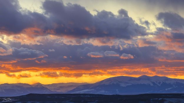 Triple Peak Sunset. Photo by Dave Bell.